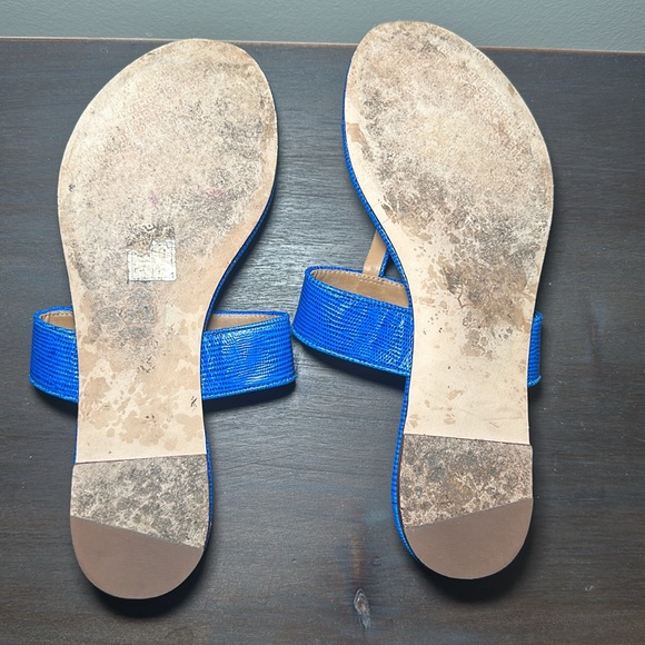 Tory Burch Bright Blue Sandals Very gently used Size 8.5 - Picture 8 of 10